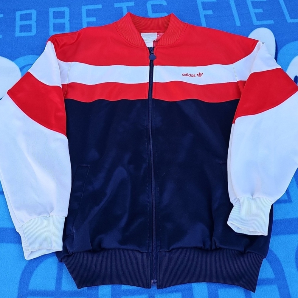 RARE Vintage 80s Adidas Track Jacket